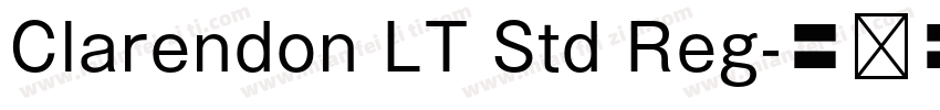 Clarendon LT Std Reg字体转换
